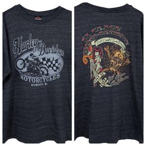 Harley Davidson Motorcycles El Cajon California Graphic T Shirt L Biker Hot Girl